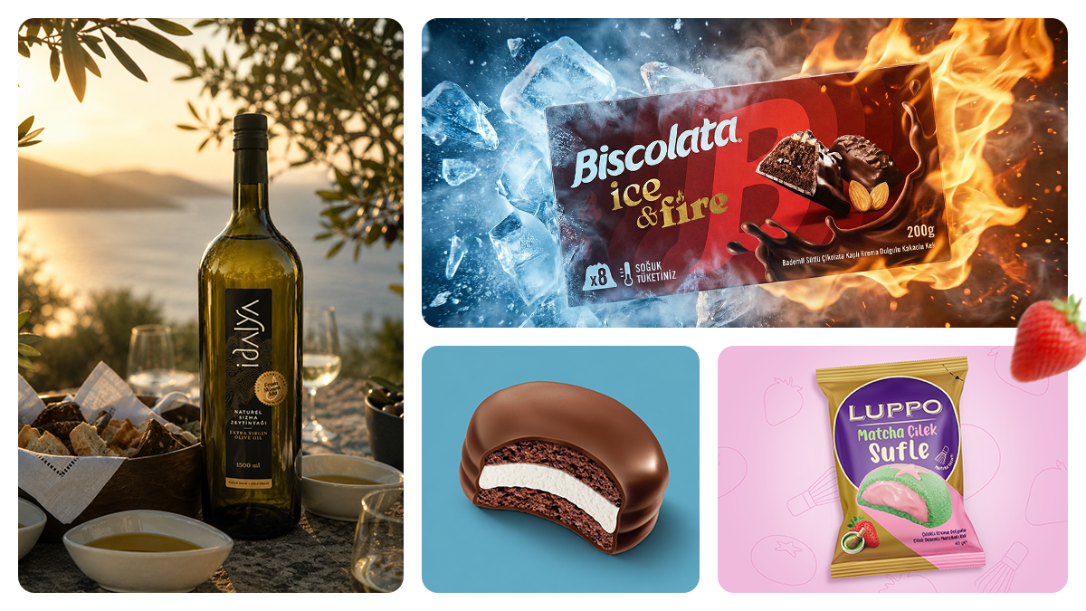 Selected brand and packaging design projects by Mark Creative Studio in Istanbul