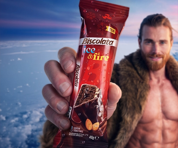 Biscolata Ice & Fire ambalaj tasarımı - Mark Creative Studio